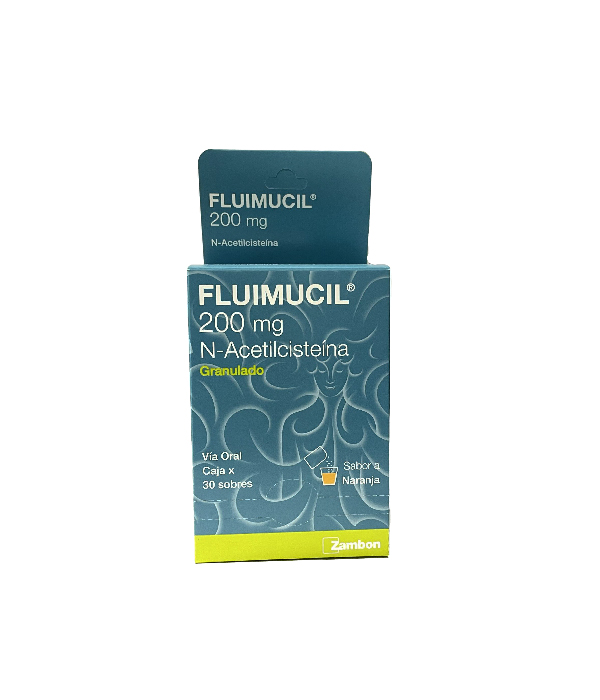 FLUIMUCIL 2OO MG CAJA X 30 SOBRES 